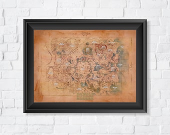 The Legend of Zelda, Breath of the Wild Print, A3 Photo print