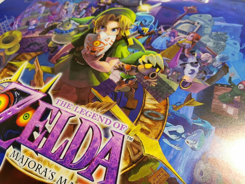 The Legend of Zelda, Majora's Mask 3D, High Quality A2 or A1 Print image 3