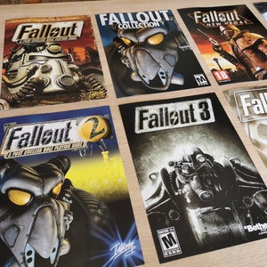 Fallout Series Box Art Prints A4 210x297mm image 8