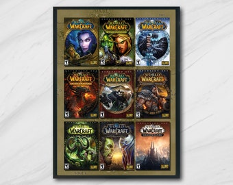 World of Warcraft Base BOX ART WOW PC EXT175 RGC Huge Poster World of Warcraft Base BOX ART WOW PC EXT175 RGC Huge Poster