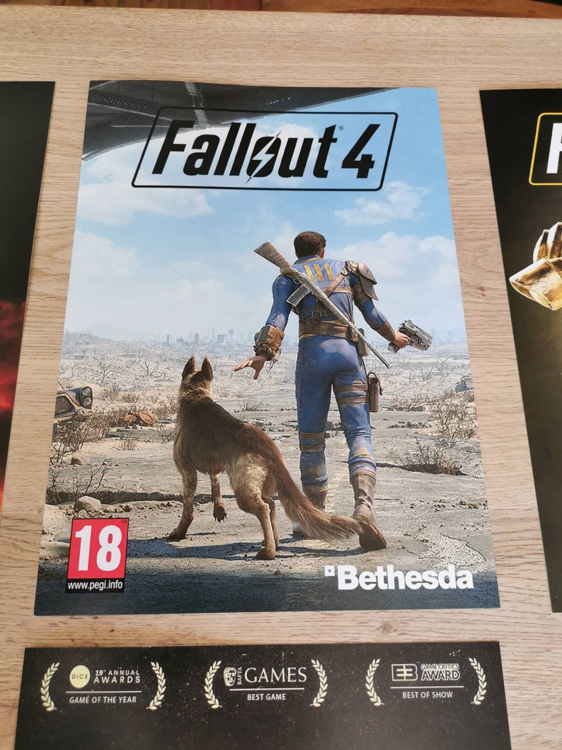 Fallout Series Box Art Prints A4 210x297mm image 6