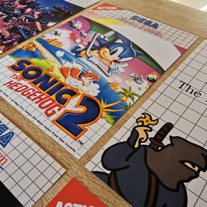 Sega Master System Box Art A4 Posters 297x210mm - Etsy