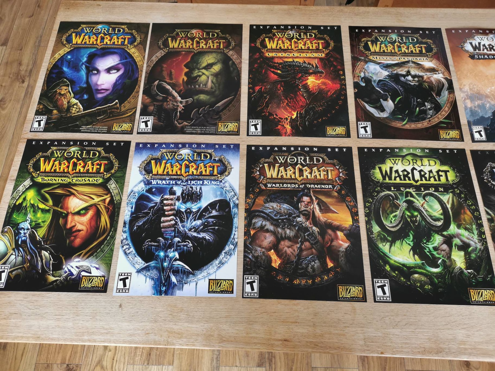 World of Warcraft Box Art Poster A4 297x210mm Blizzard, WOW Etsy