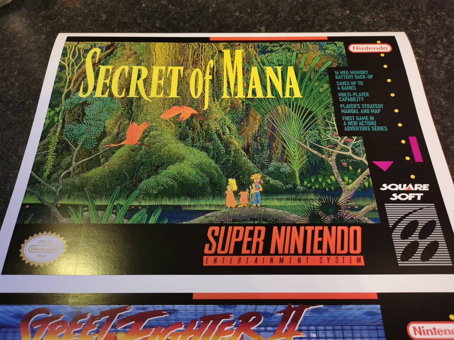 SNES Box Art A4 Prints 297x210mm Super Nintendo | Etsy
