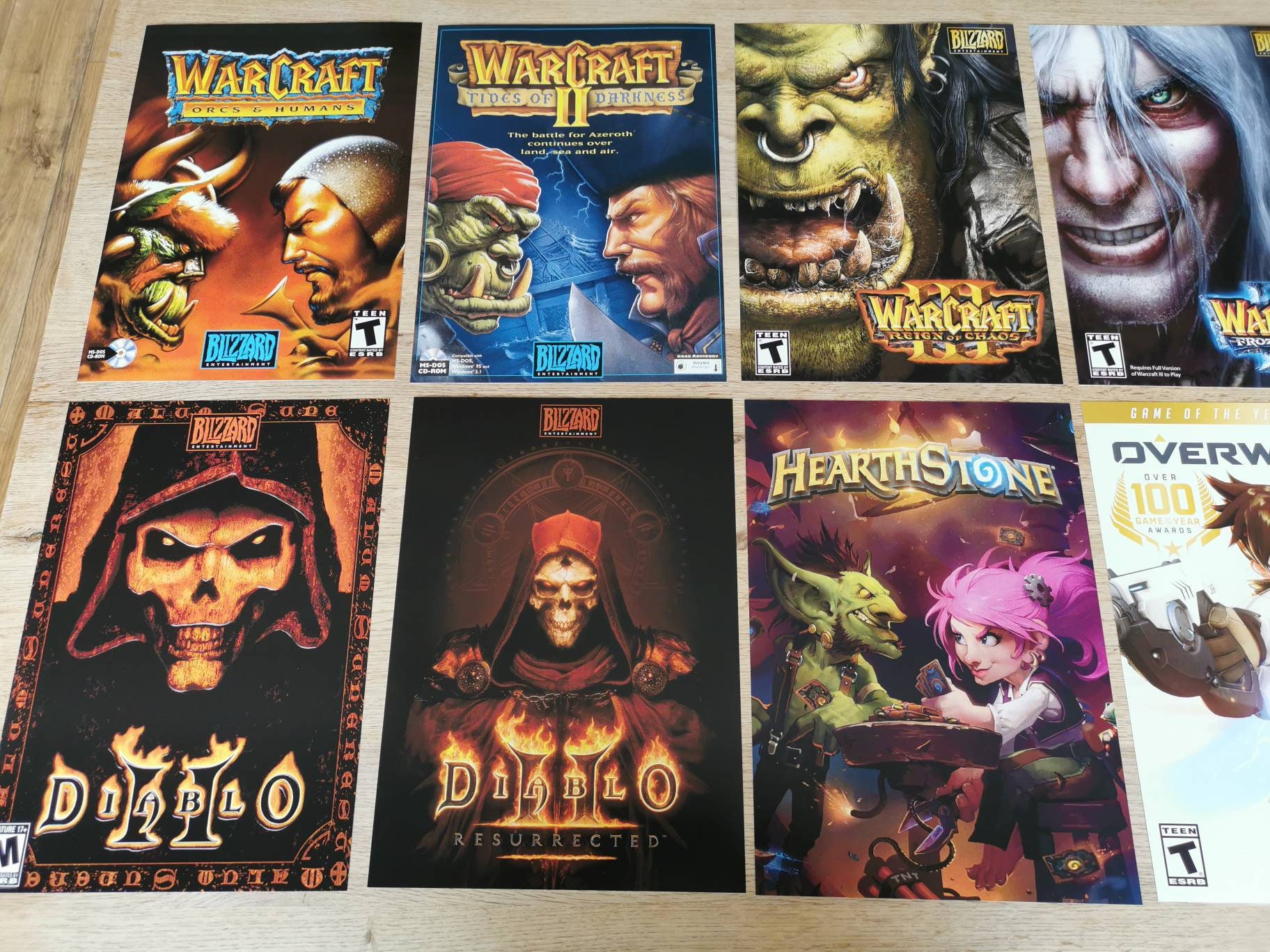 World of Warcraft Box Art Posters A4 (297x210mm)- Blizzard, WOW