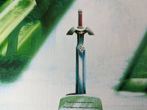The Legend of Zelda, A Link to the Past, Master Sword Artwork, A3