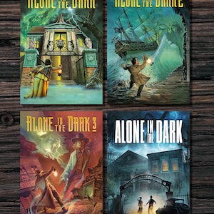 Alone in the Dark Box Art A4 Poster (297 x 210 mm)
