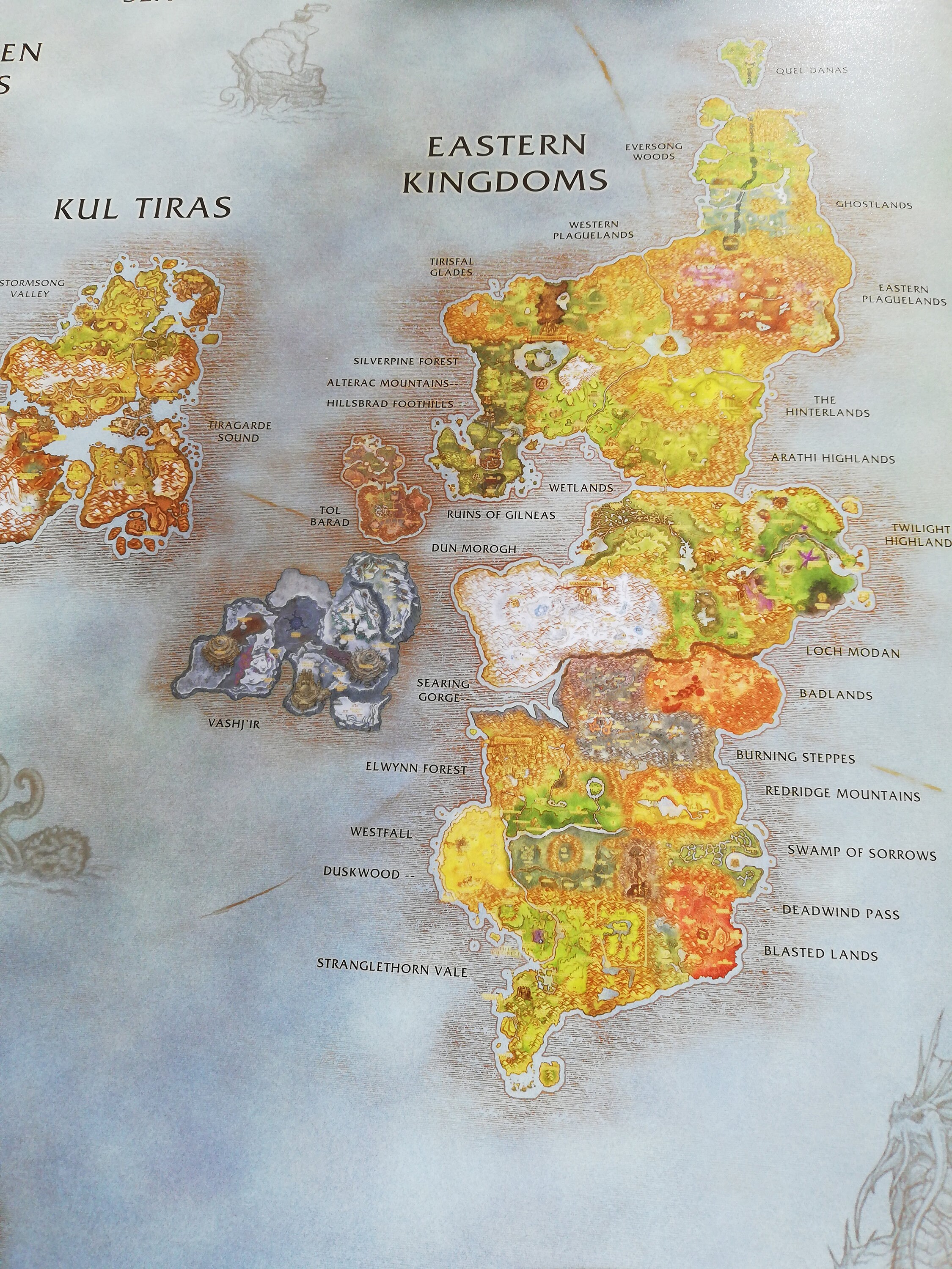 World of Warcraft Retail Full World Map High Quality Etsy