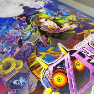 The Legend of Zelda, Majora's Mask 3D, High Quality A2 or A1 Print image 4