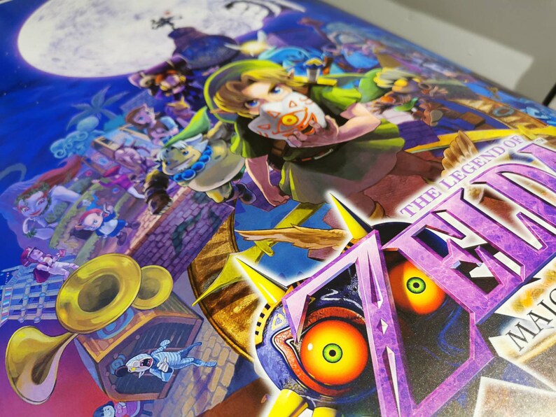 The Legend of Zelda, Majora's Mask 3D, High Quality A2 or A1 Print image 4