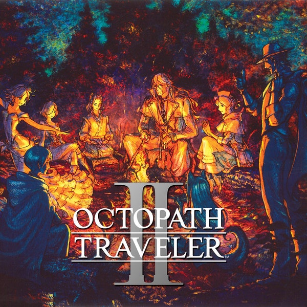 Octopath Traveler 2/II, hochwertiger A3 Druck