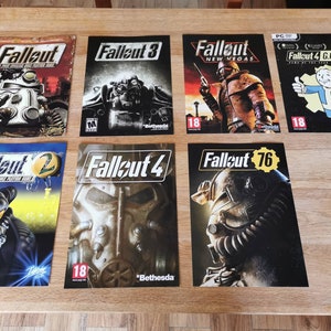 Fallout Series Box Art Prints A4 210x297mm image 2