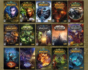 World of Warcraft Box Art Poster A4 (297x210mm)- Blizzard, WOW