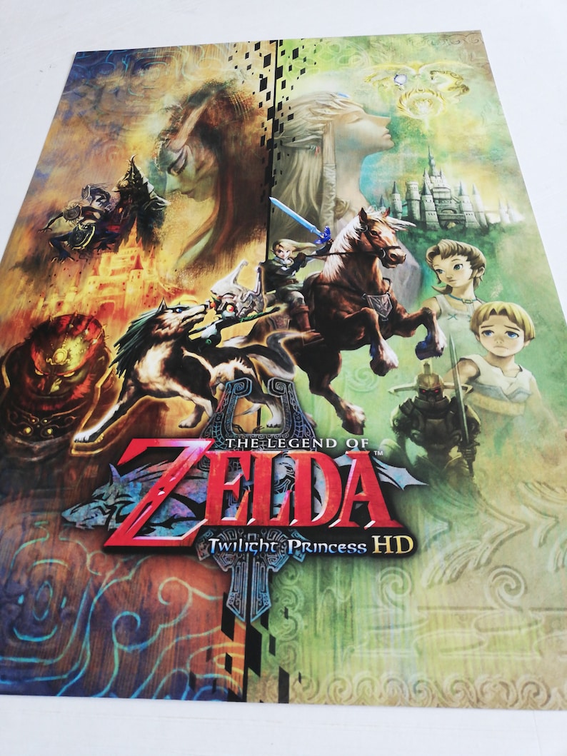 The Legend of Zelda, Twilight Princess HD, High Quality A3 Print image 3