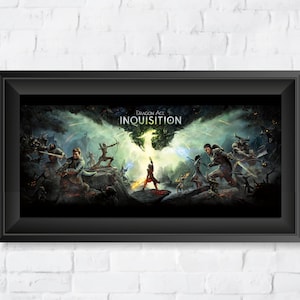 Dragon Age Inquisition Artwork, High Quality prints 800x420mm or 500x230mm