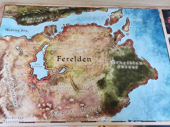 A Map of Dragon Age  Atlas of Ice and Fire