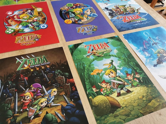 The Legend of Zelda, Custom Box Art, A4 (297x210mm) or 8x10 Inch