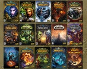 World of Warcraft Box Art Poster A4 297x210mm Blizzard, WOW 