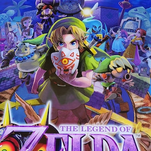 The Legend of Zelda, Majora's Mask 3D, High Quality A2 or A1 Print image 7
