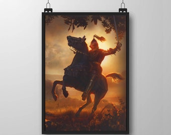 Medieval Total War 2 Print, A2, A1 or 500x700mm, 16 x 24 Inches, HP Photo print