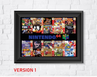 マリオパーティ2 - ニンテンドー64 ポスター 13x19 - Etsy 日本