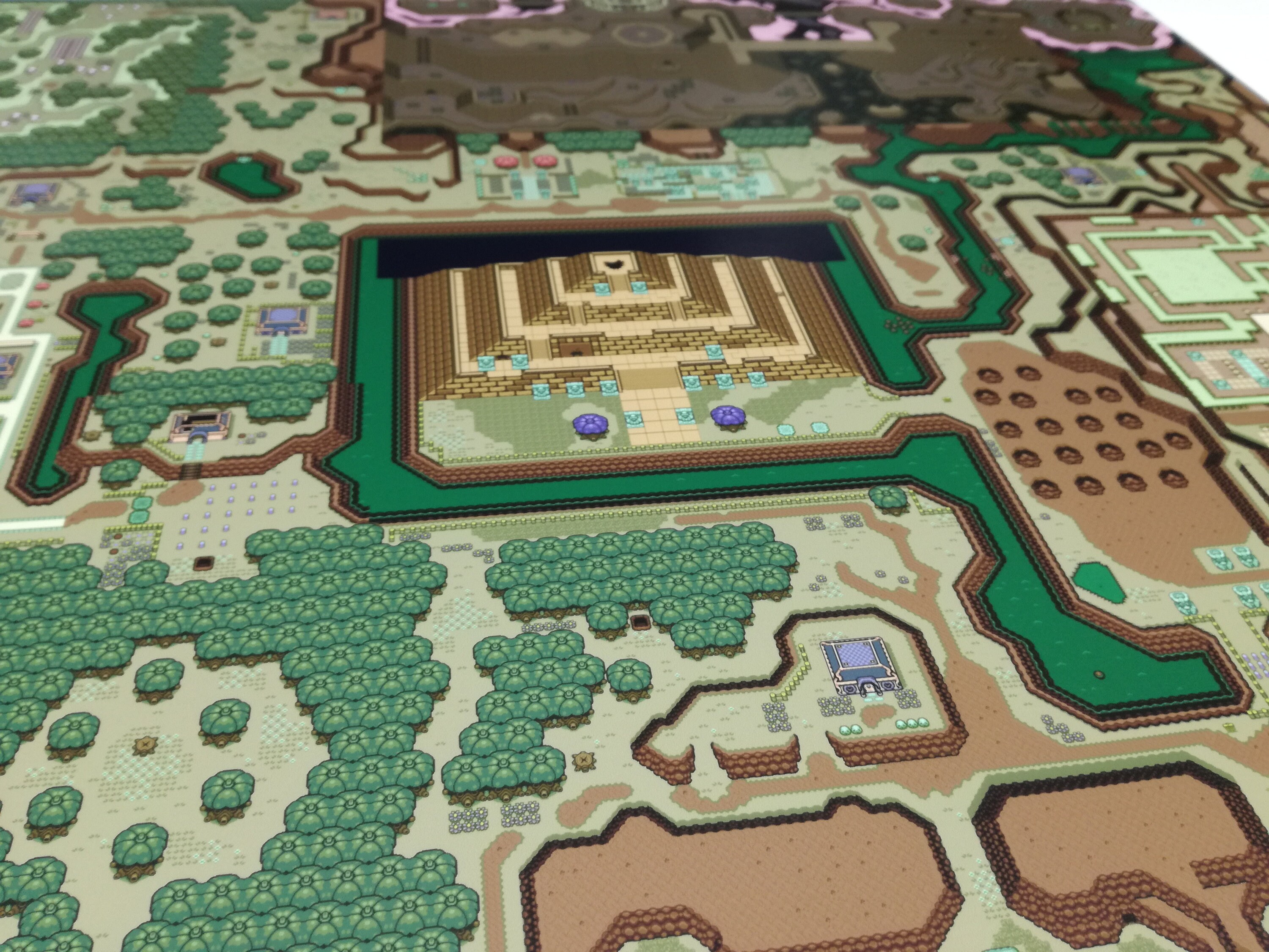 The Legend of Zelda A Link to the Past Dark World Map High Etsy UK