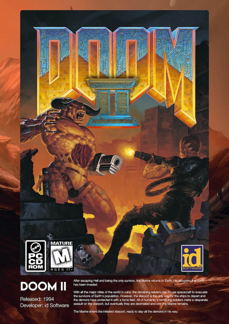 Doom Box Art Posters A4 297x210mm - Etsy UK
