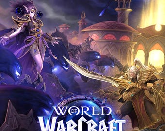 World of Warcraft ボックスアートポスター A4 (297 x 210 mm
