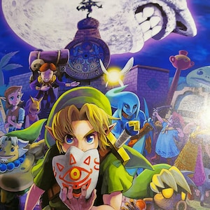 The Legend of Zelda, Majora's Mask 3D, High Quality A2 or A1 Print image 5