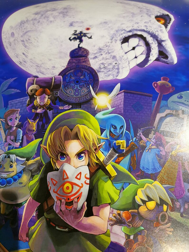 The Legend of Zelda, Majora's Mask 3D, High Quality A2 or A1 Print image 5