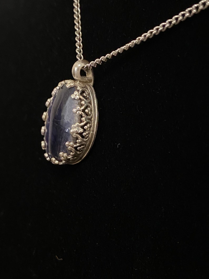 Small Tiffany Stone Necklace Pendant - Etsy