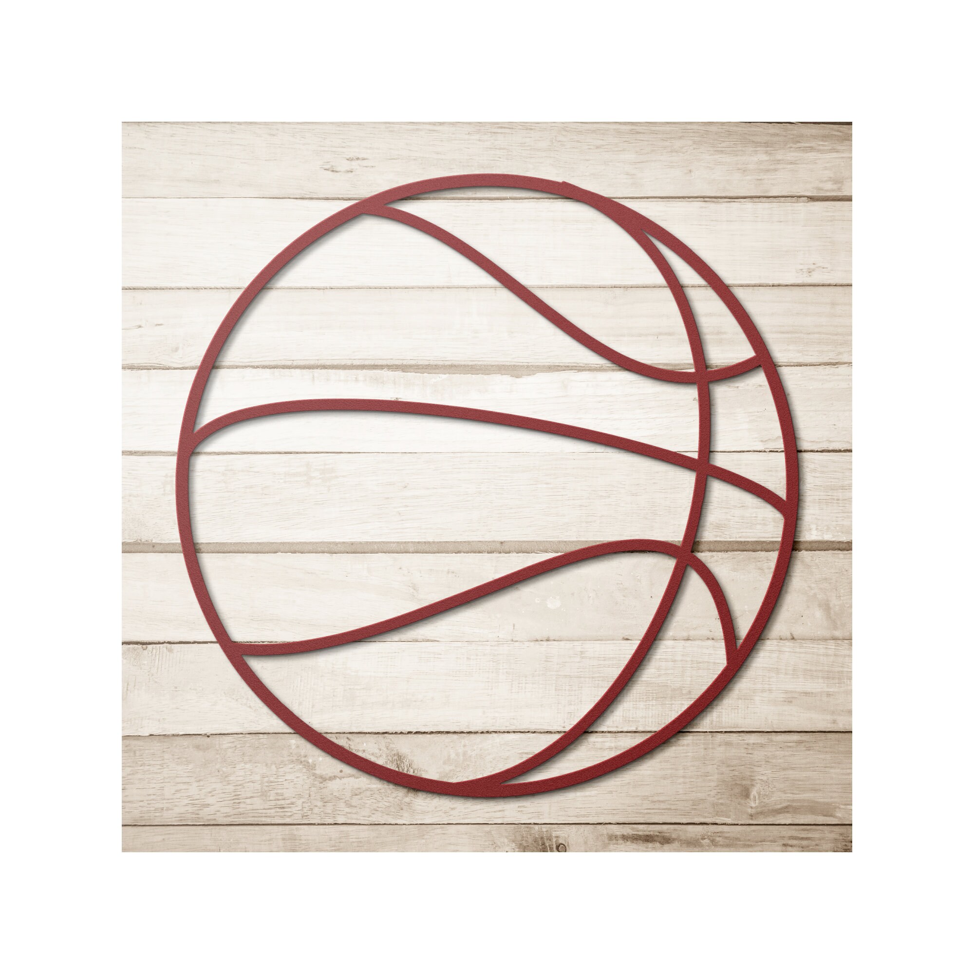 Basketball Metal Wall Art Metal Sports Sign Custom Metal Art Etsy