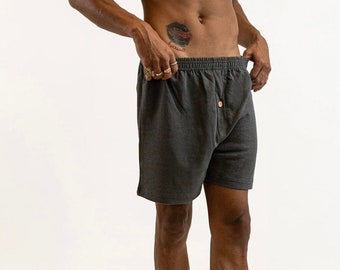 Hemp Boxer Shorts, Eco-friendly Hemp and Organic Cotton Underwear, Men's Boxers by Asatre, Various Colors and Sizes