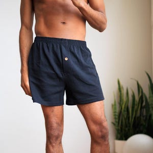 Hemp Boxers•Button Fly Boxer Shorts•Functional fly Eco-friendly Hemp and Organic Cotton Underwear • Men's Boxer Shorts by Asatre