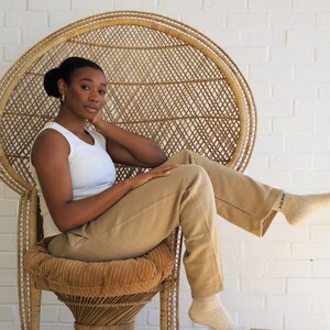 Hemp Sweatpants for Women • Fleece Sweatpants • Organic Cotton Lounge Pants • Eco-Friendly Sustainable Pants, Asatre image 4