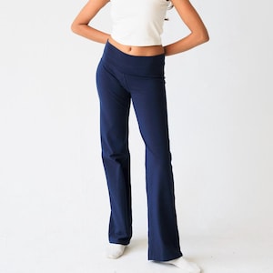Navy Flare Pant - Etsy