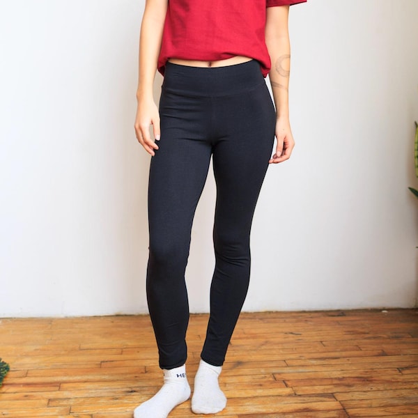Leggings de cáñamo • Pantalones de yoga ligeros de mezcla de algodón • Ropa casual sostenible para mujer • Ropa de cáñamo ecológica de Asatre