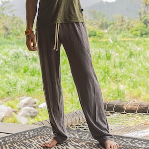 Hemp Pants  Lounge Pants Unisex Hemp Jersey Sweatpants Yoga Pants Casual Pull On Pants Organic Cotton Pants Asatre Hemp Clothing