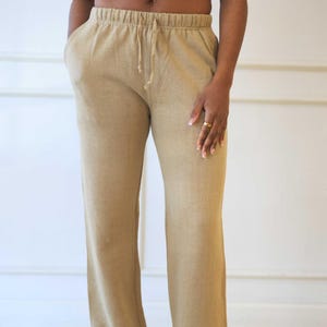 Womens Hemp Sweatpants Hemp and Organic Cotton Fleece Pants Hemp Clothing