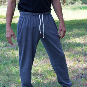 Hemp Jersey JoggersMen's Eco-friendly Hemp and Organic Cotton Jogger Athletic Sweatpants image 8