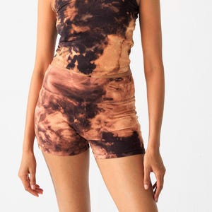 Yoga Shorts•Hemp Shorts • Tie Dye Shorts • Dance Shorts • 3" Inseam • Festival Activewear • Volleyball • Booty• Casual Shorts • Gym Shorts
