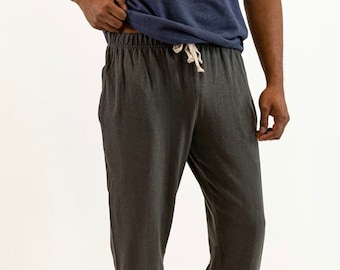 Hemp Jersey Joggers|Men's Eco-friendly Hemp and Organic Cotton Jogger Athletic Sweatpants