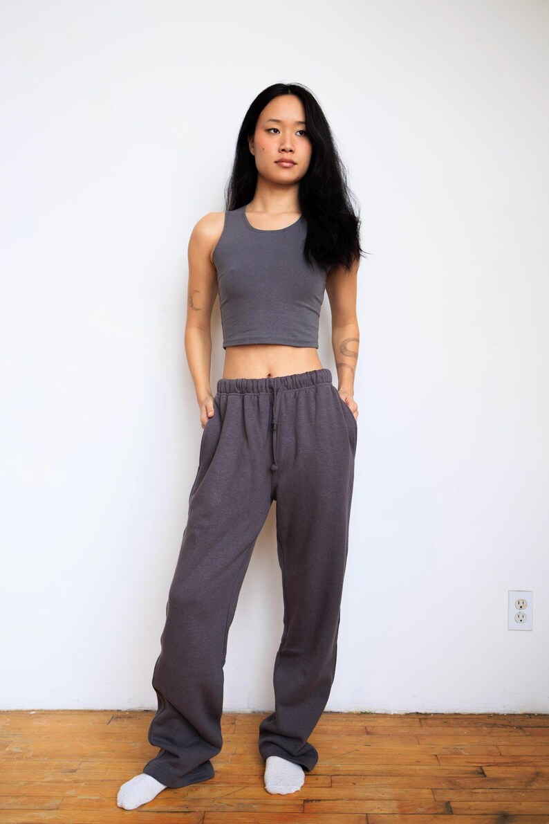 Hemp Sweatpants for Women • Fleece Sweatpants • Organic Cotton Lounge Pants • Eco-Friendly Sustainable Pants, Asatre image 16