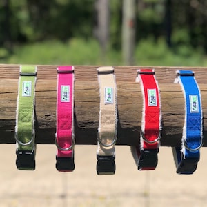 Hemp Dog Collar Red, Blue, Pink, Brown, Beige, Green, Black by Asatre S-XL Red