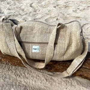 Hemp Duffel Bag, Asatre Hemp Sports Bag, Eco-friendly Weekend Bag, Travel Bag