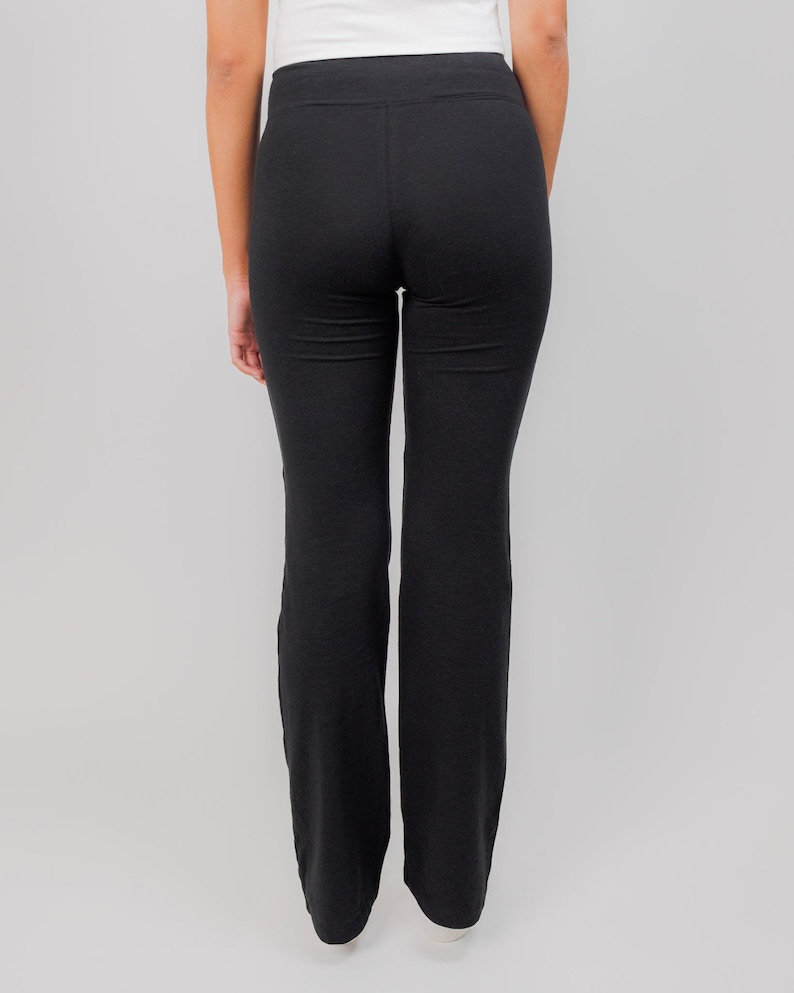 Hemp and Cotton Yoga Pants, Hemp Pants, Eco-friendly Athletic Clothing XS-XXL image 10