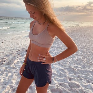 Hemp Running Shorts • Organic Athletic Wear Sustainable Workout Clothing Summer Exercise Apparel Eco Friendly Activewear Jersey Cotton Gear image 14