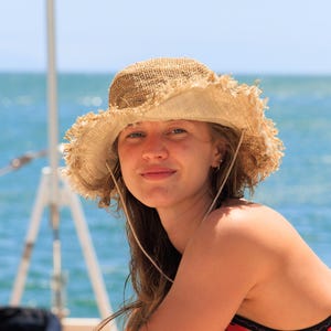 Hemp Safari Hat with String Adjustable Chin Strap • Unisex Eco-Friendly Sun Hat for Men & Women • Handmade Travel Hat • Festival Adventure image 13