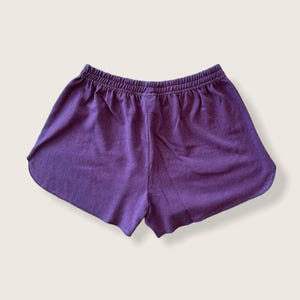 Hemp Running Shorts • Organic Athletic Wear Sustainable Workout Clothing Summer Exercise Apparel Eco Friendly Activewear Jersey Cotton Gear Purple