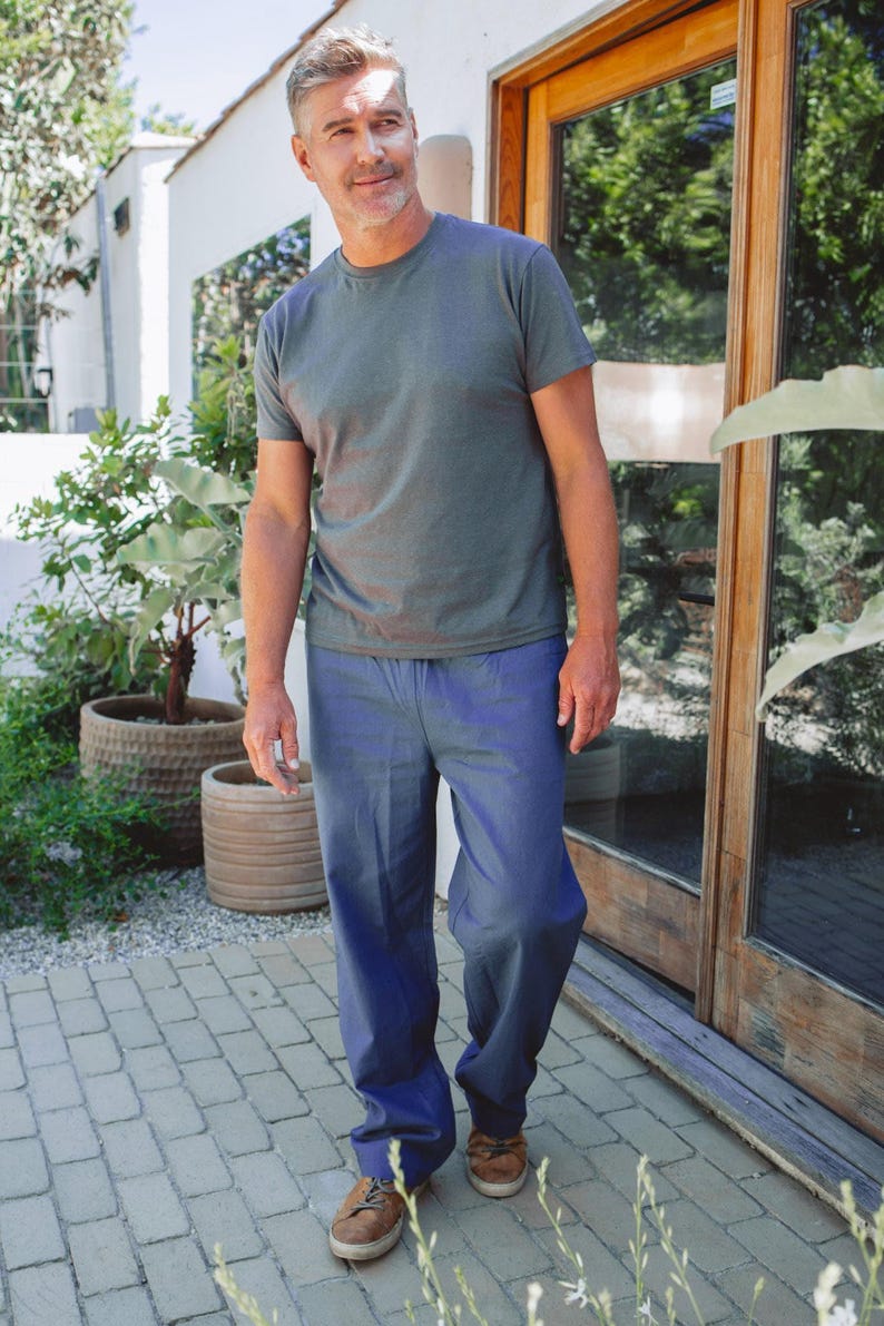 Herren-Hanfhemd • Leichtes Bio-Baumwoll-T-Shirt, atmungsaktiv, aus Naturfasern, nachhaltig, umweltfreundlich, Freizeitkleidung Bild 13